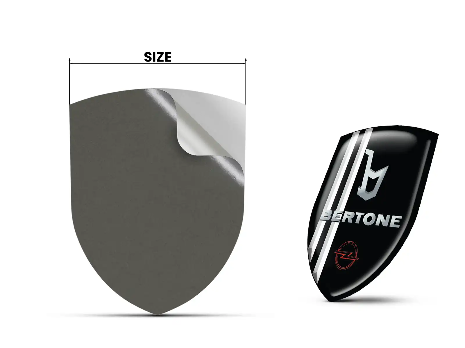 Bertone Adesivi Vetri Auto Sportivi Regolabili Minimali